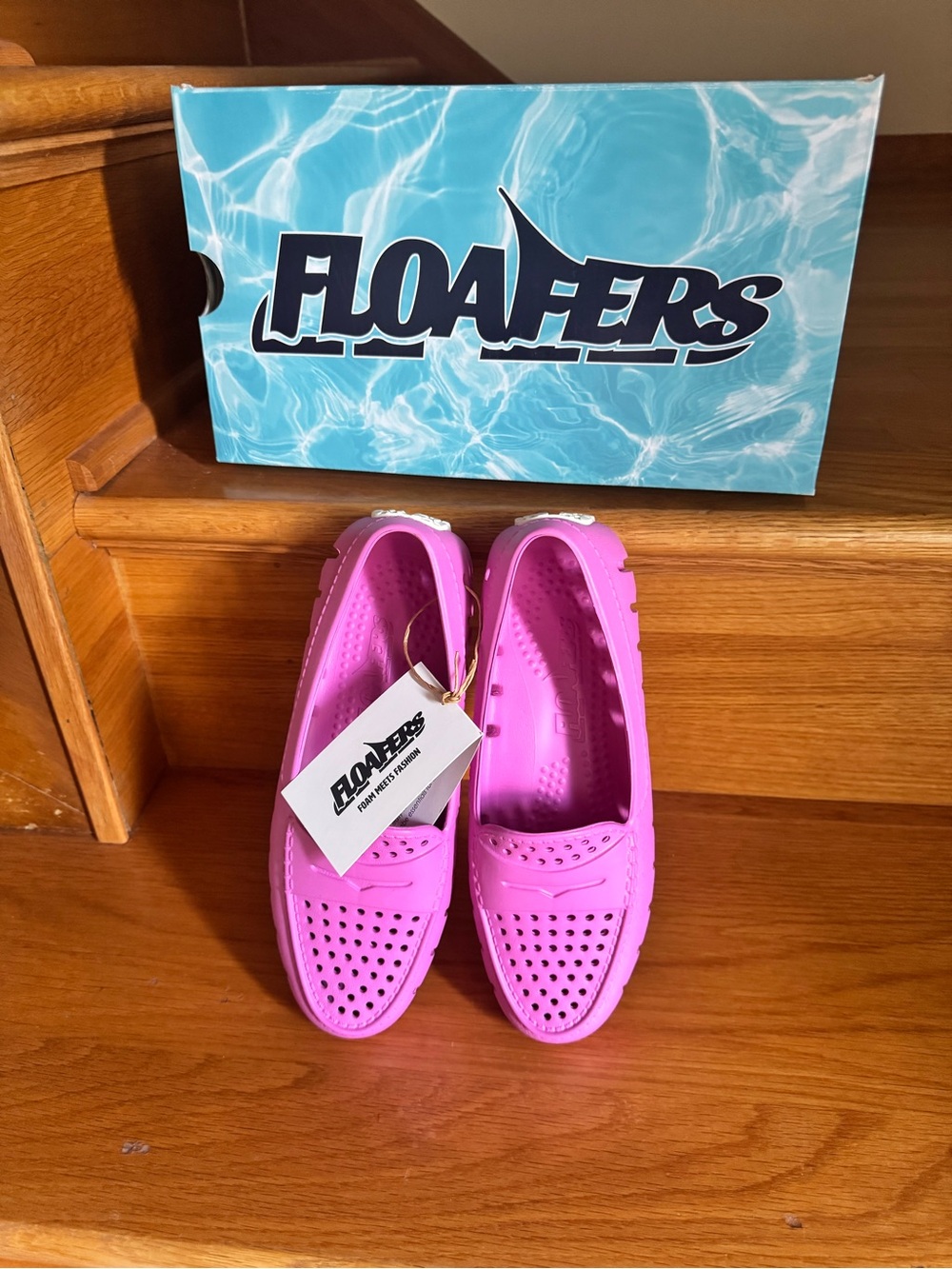 Floafers Women’s Water-Friendly Slip-On  — Bright Pink